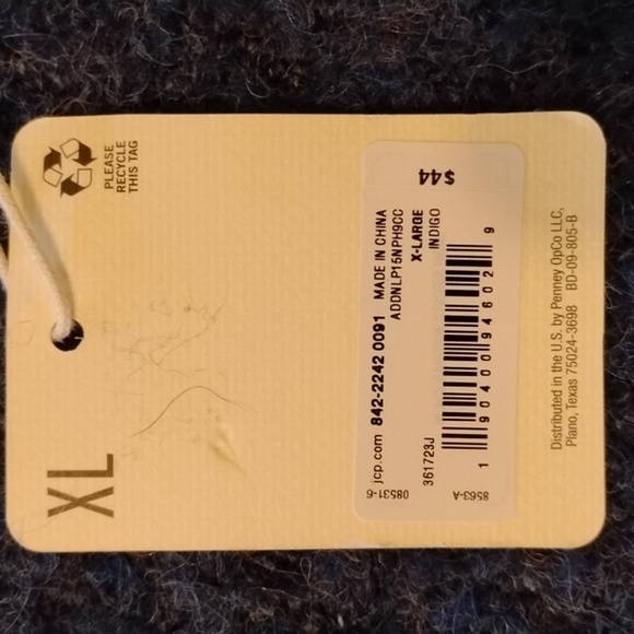 a.n.a. Woman's Indigo Round Neck Sweater, Size: XL, NWT - Picture 8 of 8